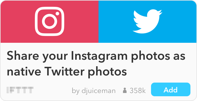 使用 IFTTT 來發表你的 Instagram 照片並同時更新 Twitter
