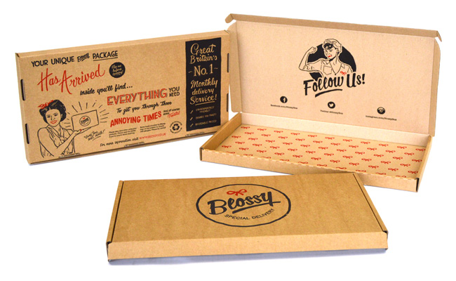 品牌包裝的紙箱、外盒設計也相當重要