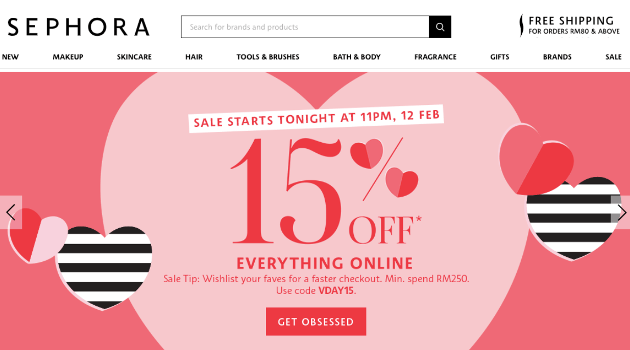 malaysia-5-local-promotion-1 SEPHORA Malaysia 以當地習慣方式呈現折扣幅度與活動日期