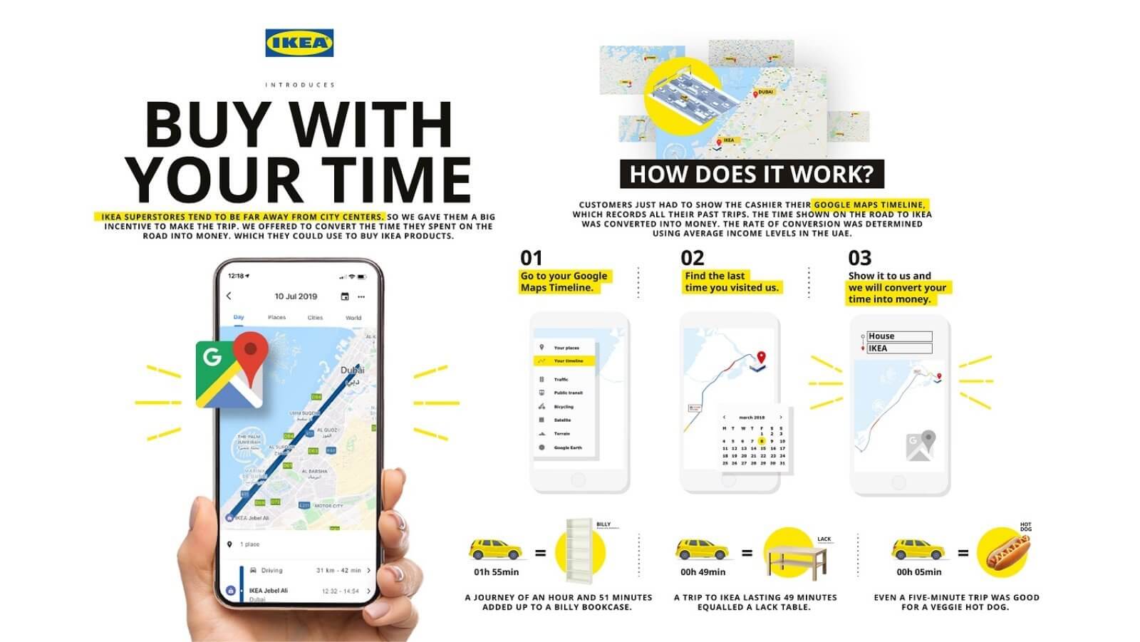 IKEA 杜拜 BUY WITH YOUR TIME 活動