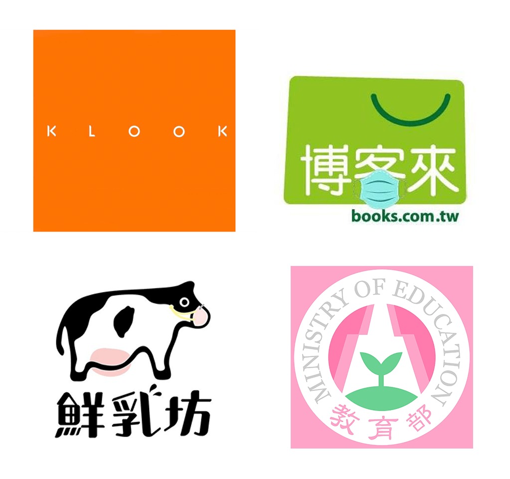 先前 KLOOK 、博客來、鮮乳坊及教育部等都在 Logo 上發揮創意