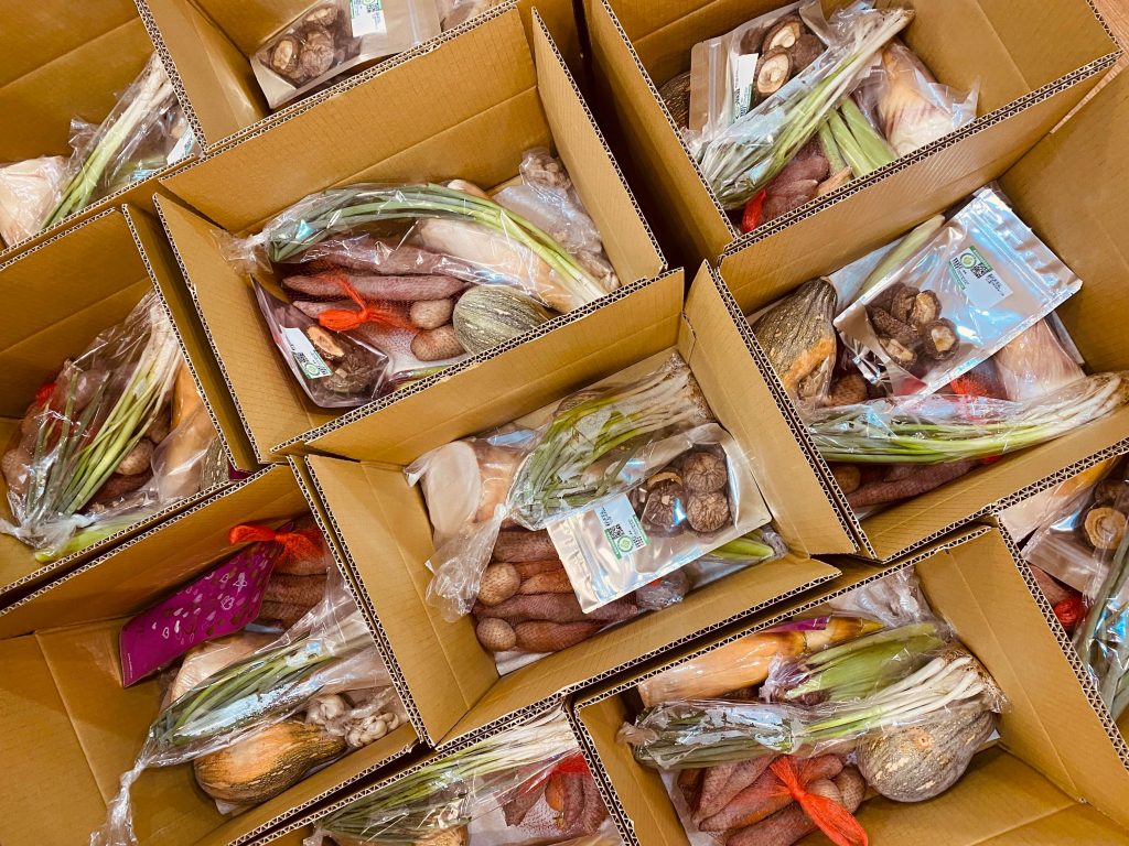 三小市集販售的食材蔬果箱（圖由三小市集提供）