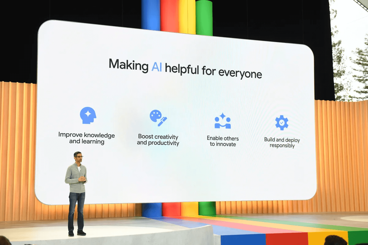 Google 生成式 AI 戰略布局：從挫敗到重振旗鼓（圖片來源：Google I/O 2023）