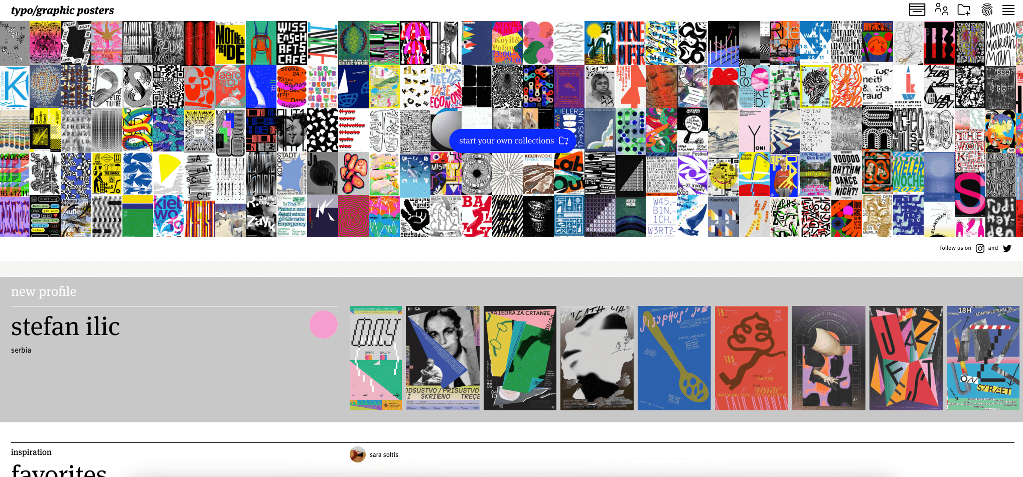 設計網站推薦《 typo/graphic posters 》