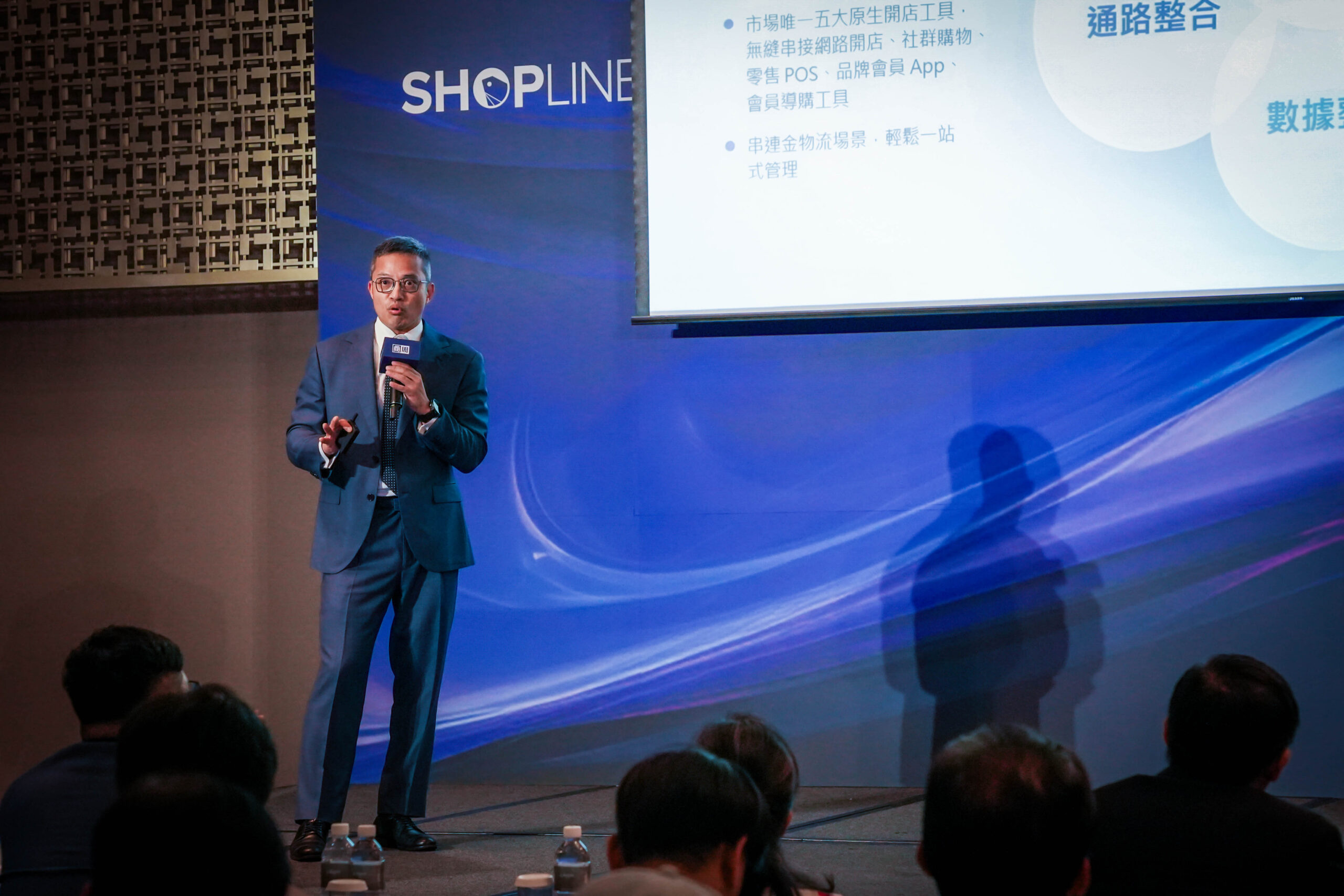 SHOPLINE 聯席總裁兼台灣總經理徐向緯分享品牌 2025 年全新定位與願景,期盼攜手更多臺灣中小企業邁向成功