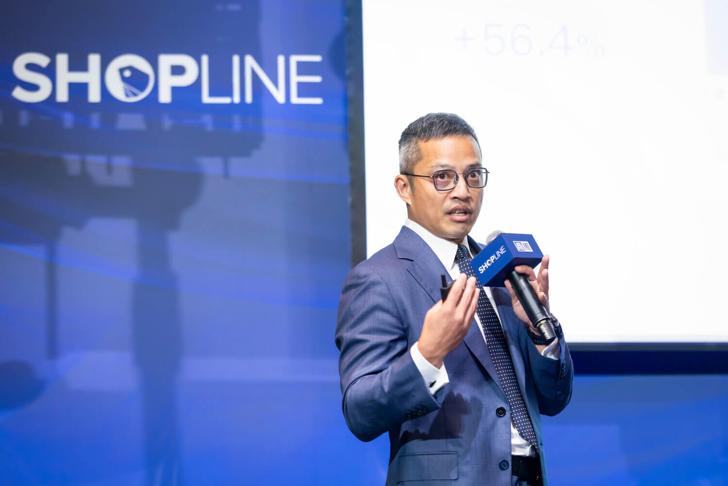 SHOPLINE 聯席總裁兼台灣總經理徐向緯分享品牌 2025 年全新定位與願景,期盼攜手更多臺灣中小企業邁向成功