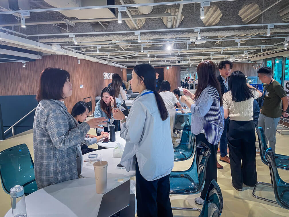 SHOPLINE 新人小聚交流互動遊戲側拍