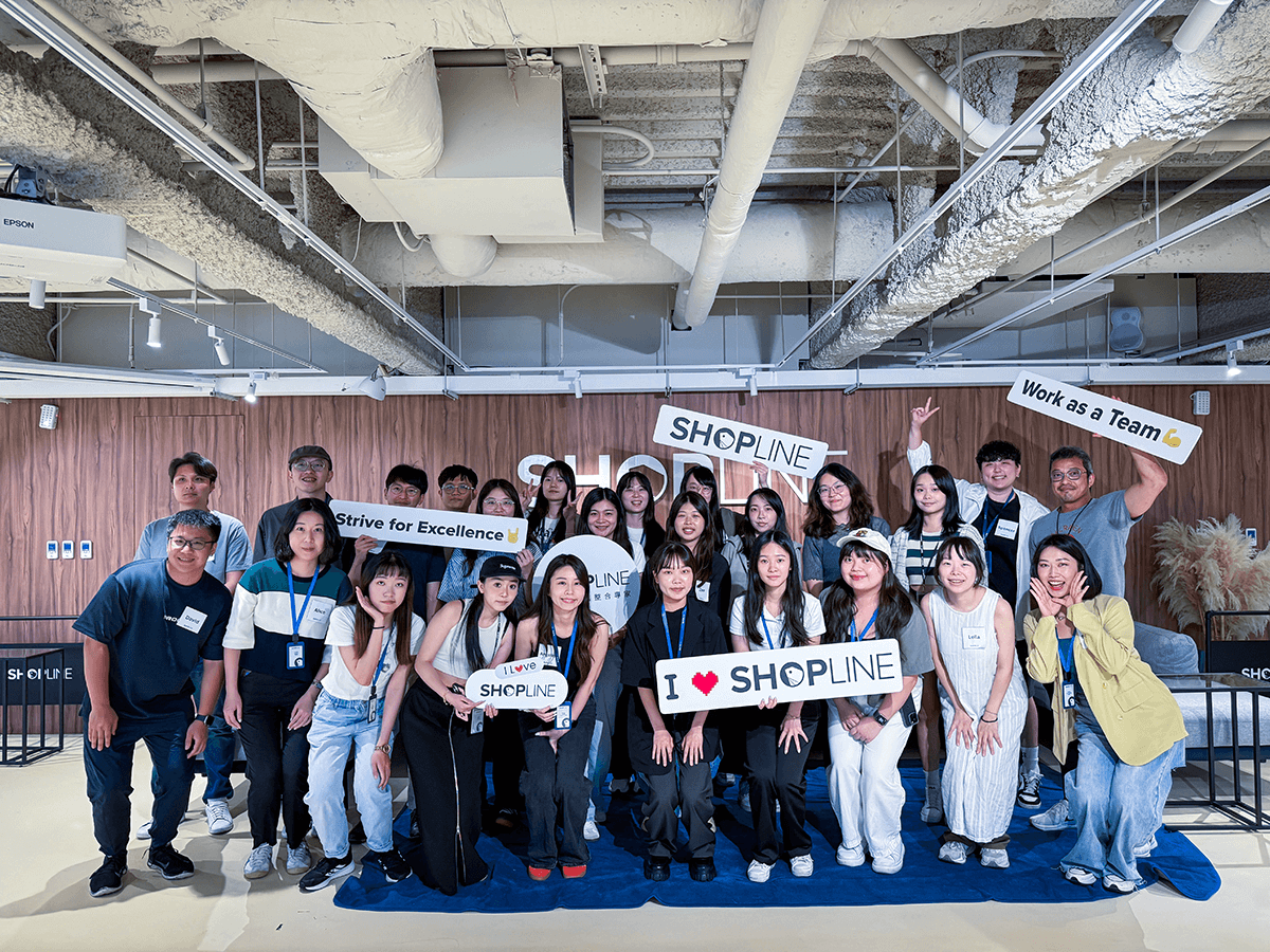 SHOPLINE 六月新人小聚與 Edison 合照