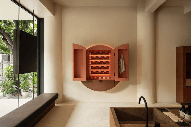 《 Aesop 》台中概念店(圖取自 Torafu Architects)
