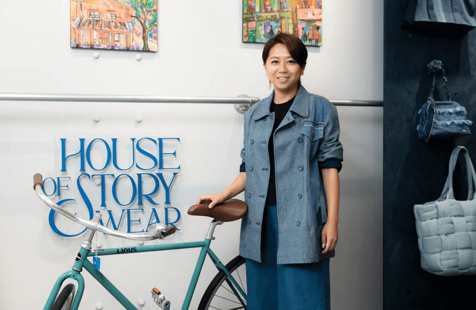 Story Wear 創辦人陳冠百以零廢棄時尚為初心，把一塊塊回收牛仔布料縫成服飾，也縫起跨界公益的起點